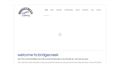 Desktop Screenshot of bridgecreekcatering.com