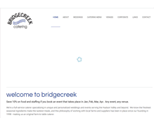 Tablet Screenshot of bridgecreekcatering.com